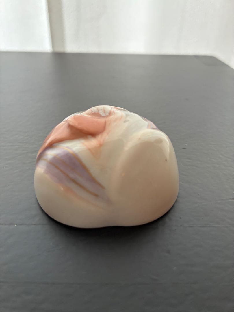 骨董 時代 美品 九谷 春画 お猪口 酒器 色彩 桃型 希少 レア コレクター