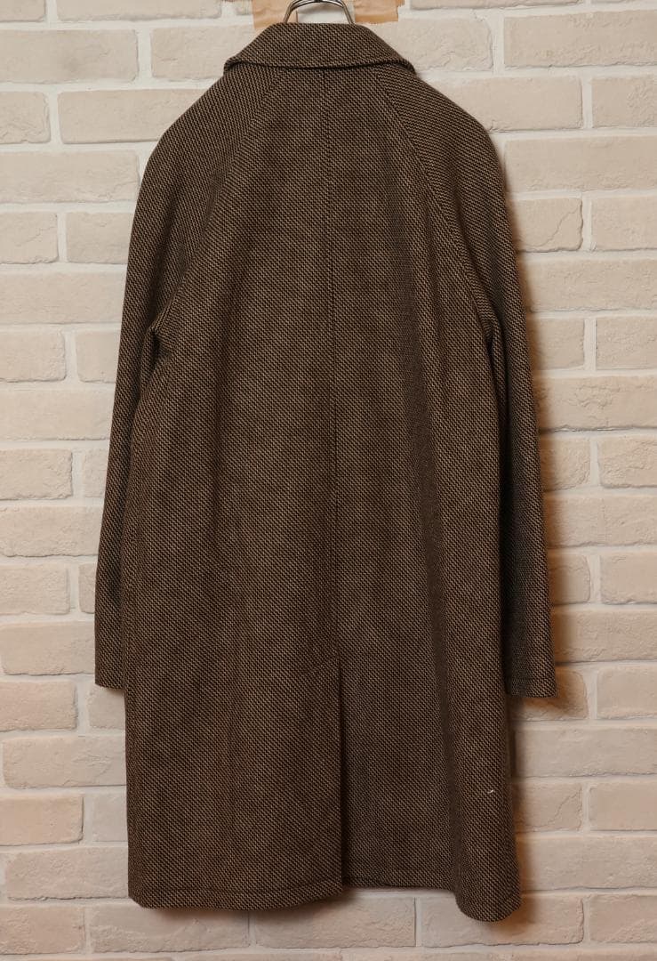 美品A.P.C(アーペーセー)メンズ ウールツイードコートS