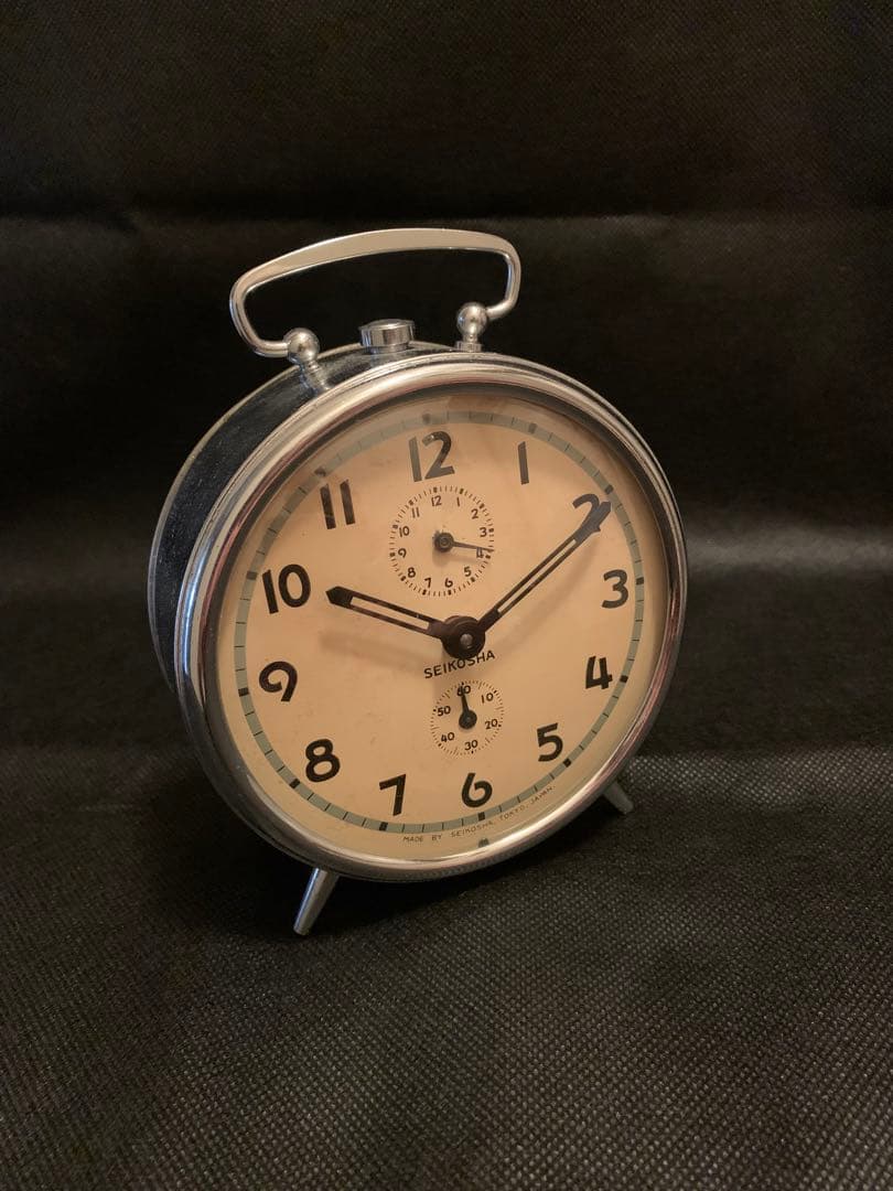 精工舎 内鈴目覚付き置き時計 可動品