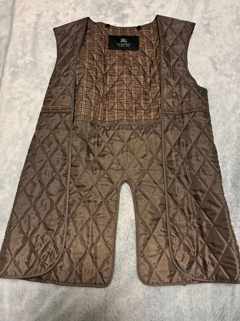 バーバリーブラックレーベル　トレンチコート　ライナー付き　ベルト付き　Mサイズ