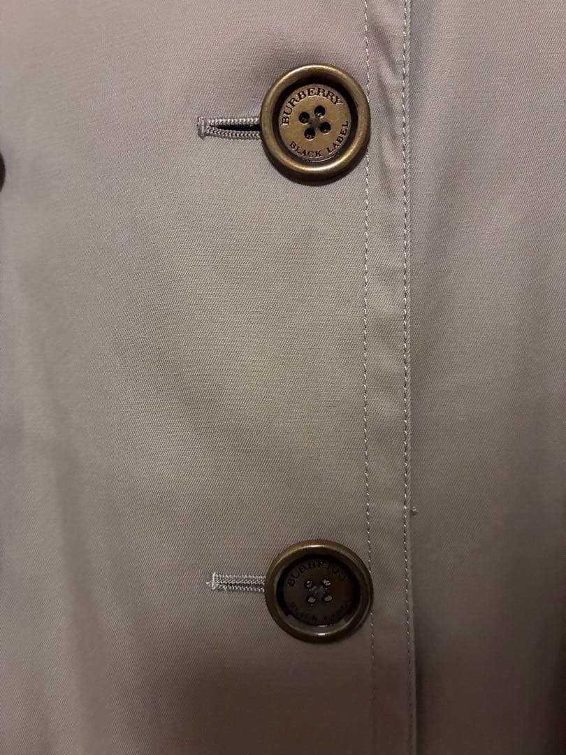 バーバリーブラックレーベル　トレンチコート　ライナー付き　ベルト付き　Mサイズ