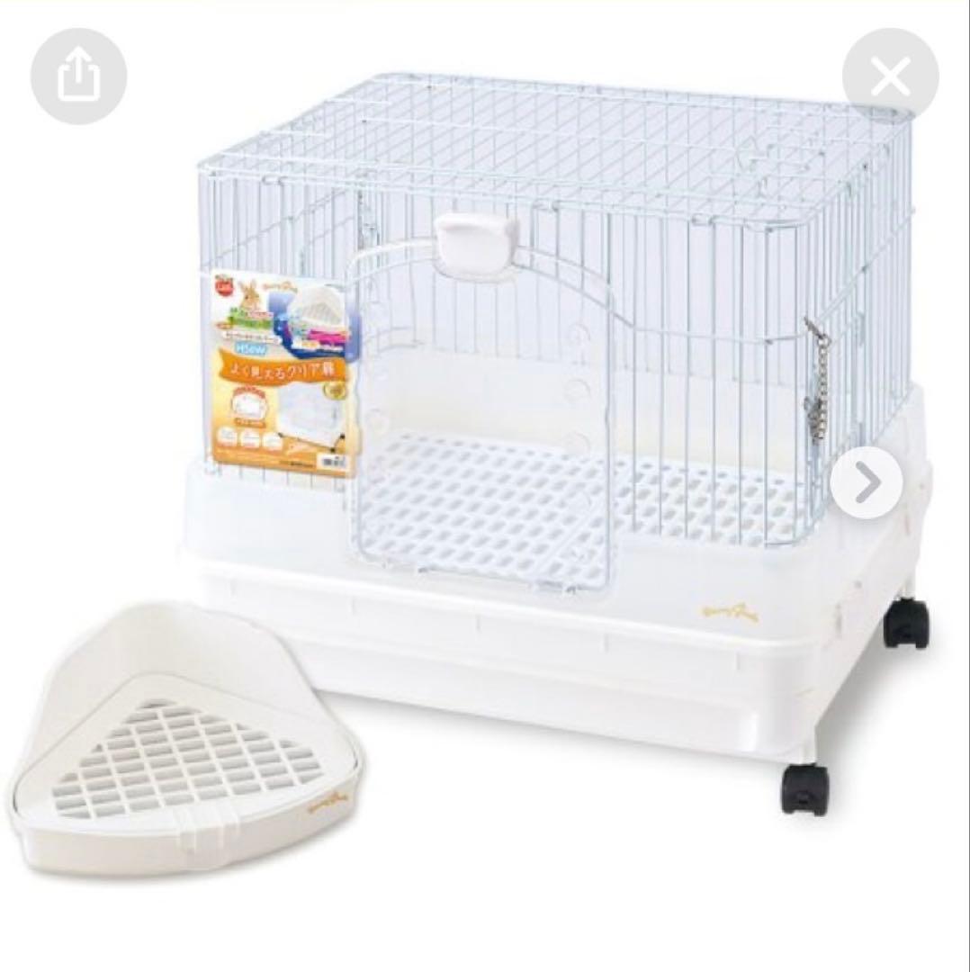 マルカン うさぎのカンタンおそうじゲージML-461 三角形トイレセット未使用品