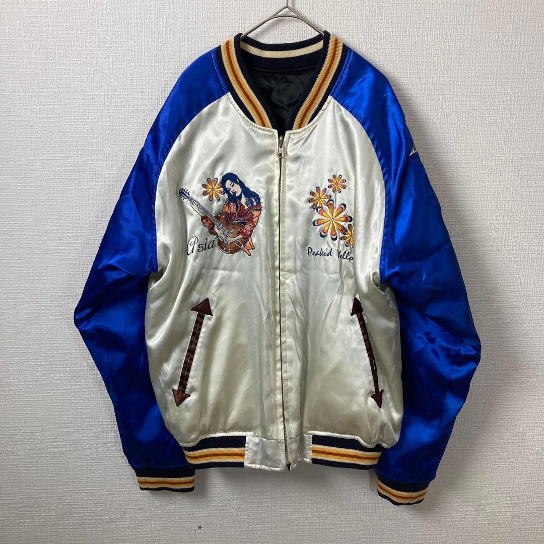 369 Peakd Yellow リバーシブル ギブソン姉御 総刺繍 エフ商会