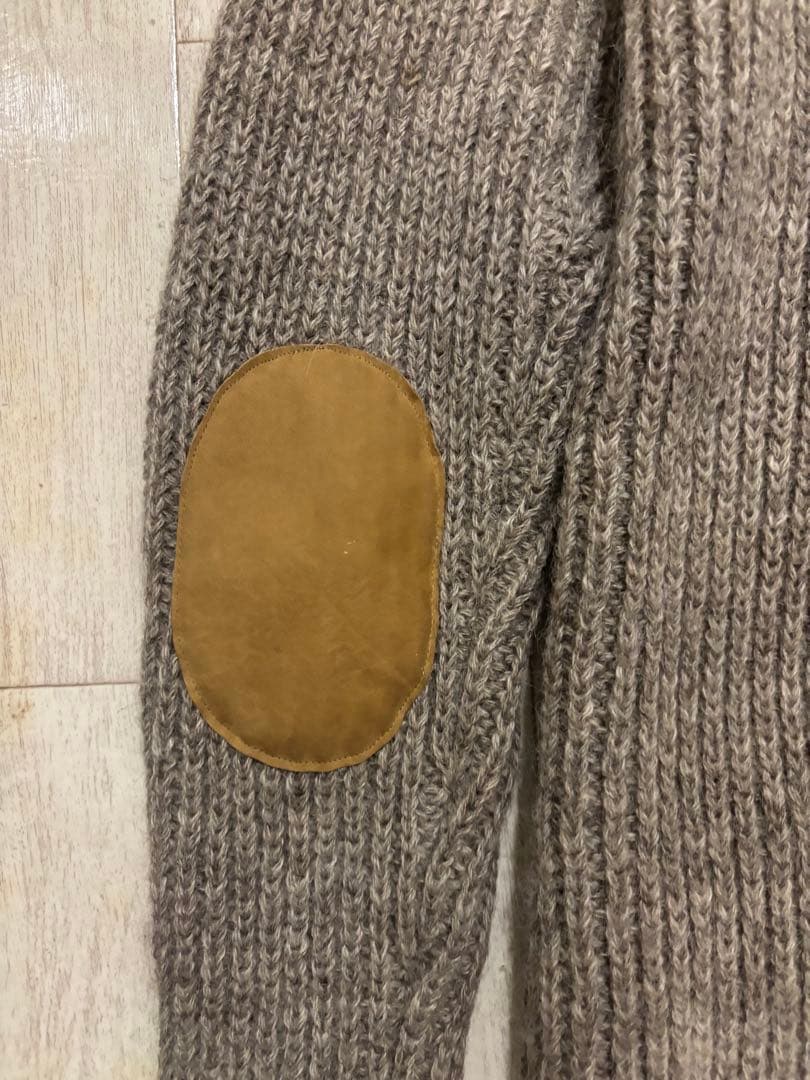 OLDJOE グレー カーディガン サイズ38 エルボーパッチ
