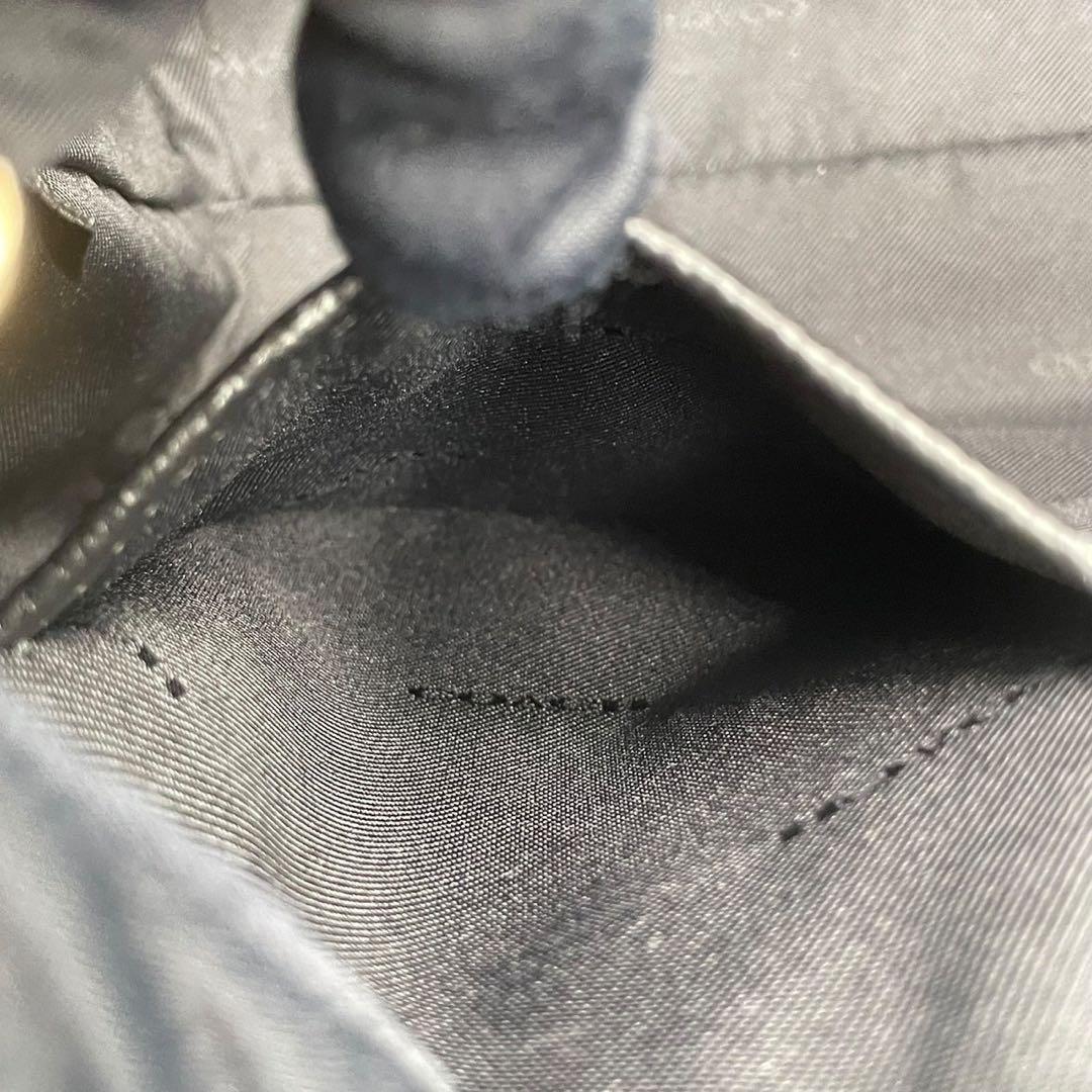 美品 4884 COACH コーチ 2way トートバッグ レザー ブラック