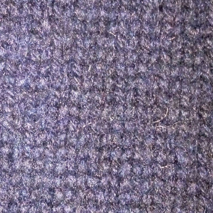 ebure エブール 紺 カシミヤ混ウールクルーネックセーター 38