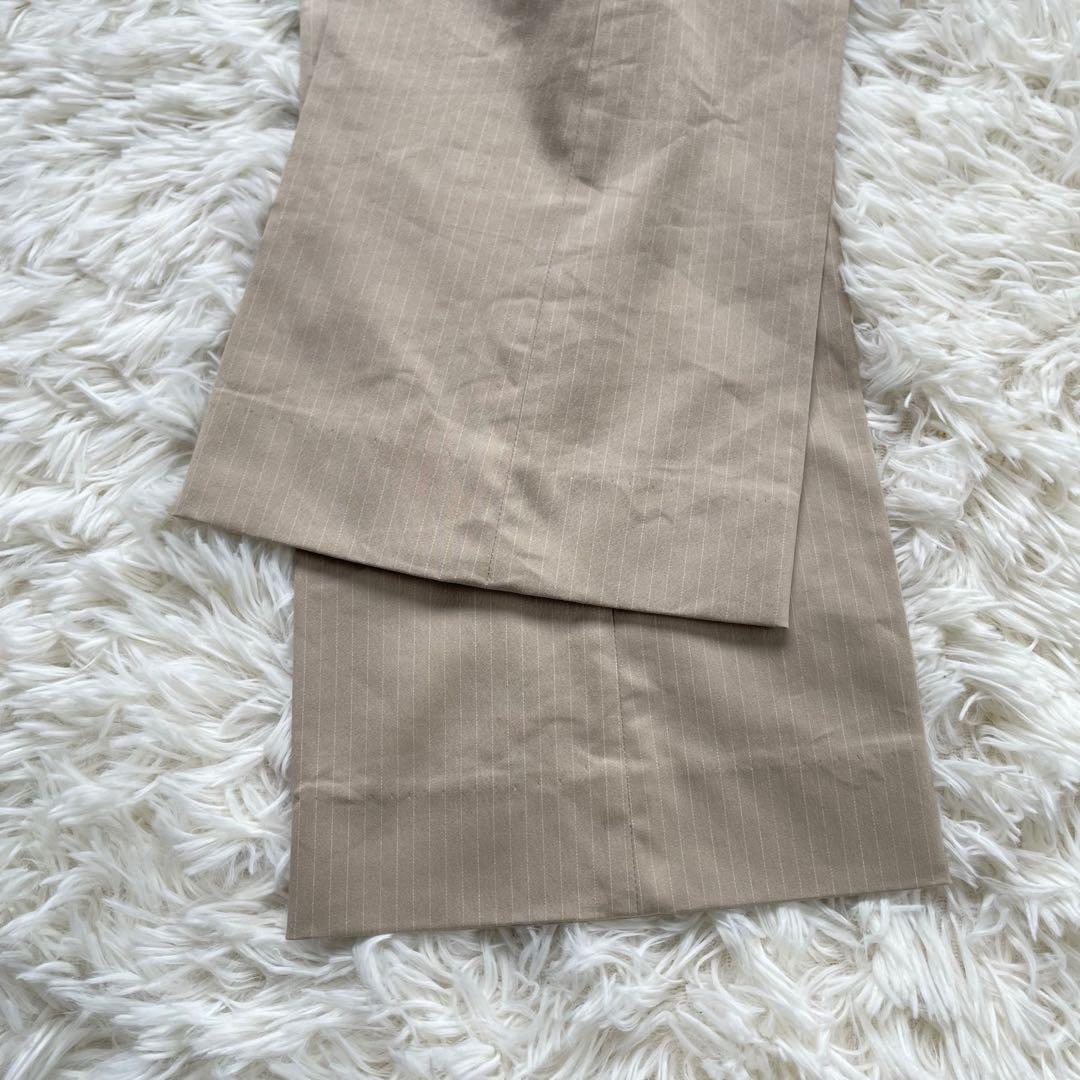 バーバリーロンドン ベージュストライプシングル2Bパンツスーツノバチェック
