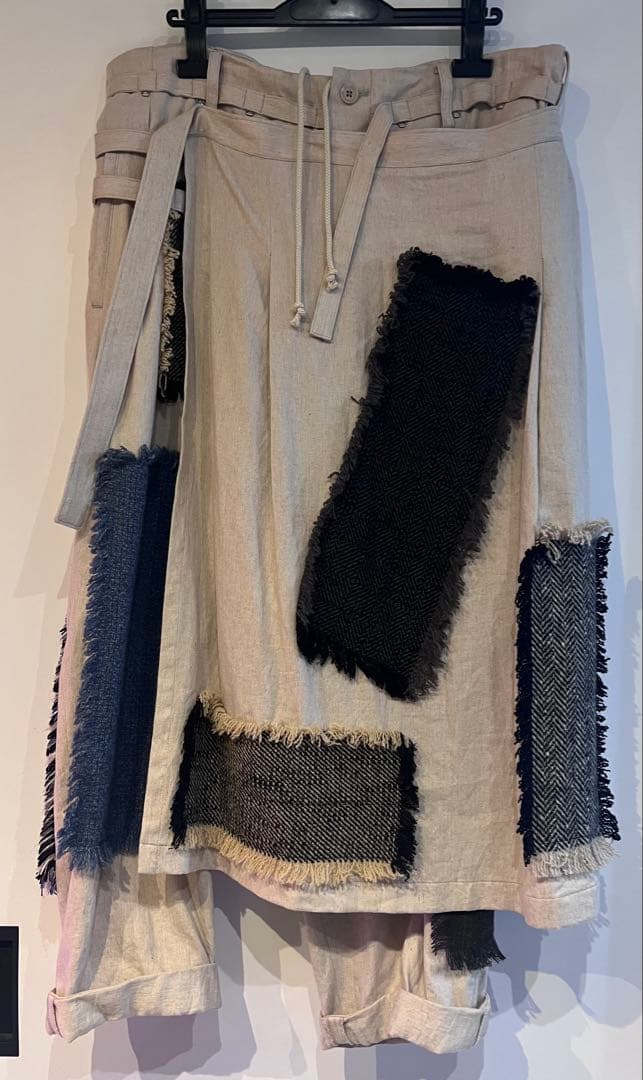 ヨウジヤマモト プールオム 23ss ラウールパッチワークセットアップ