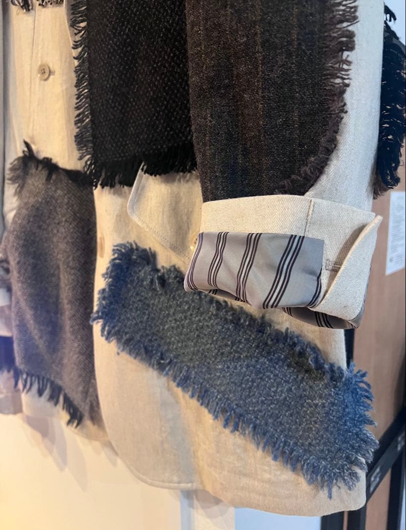 ヨウジヤマモト プールオム 23ss ラウールパッチワークセットアップ