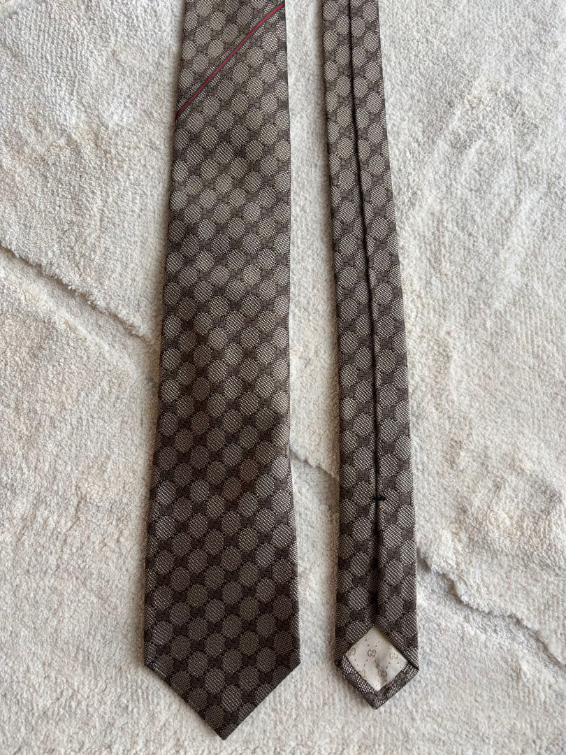 【美品】グッチ ネクタイ GUCCI GGパターン