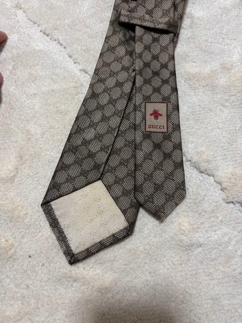 【美品】グッチ ネクタイ GUCCI GGパターン