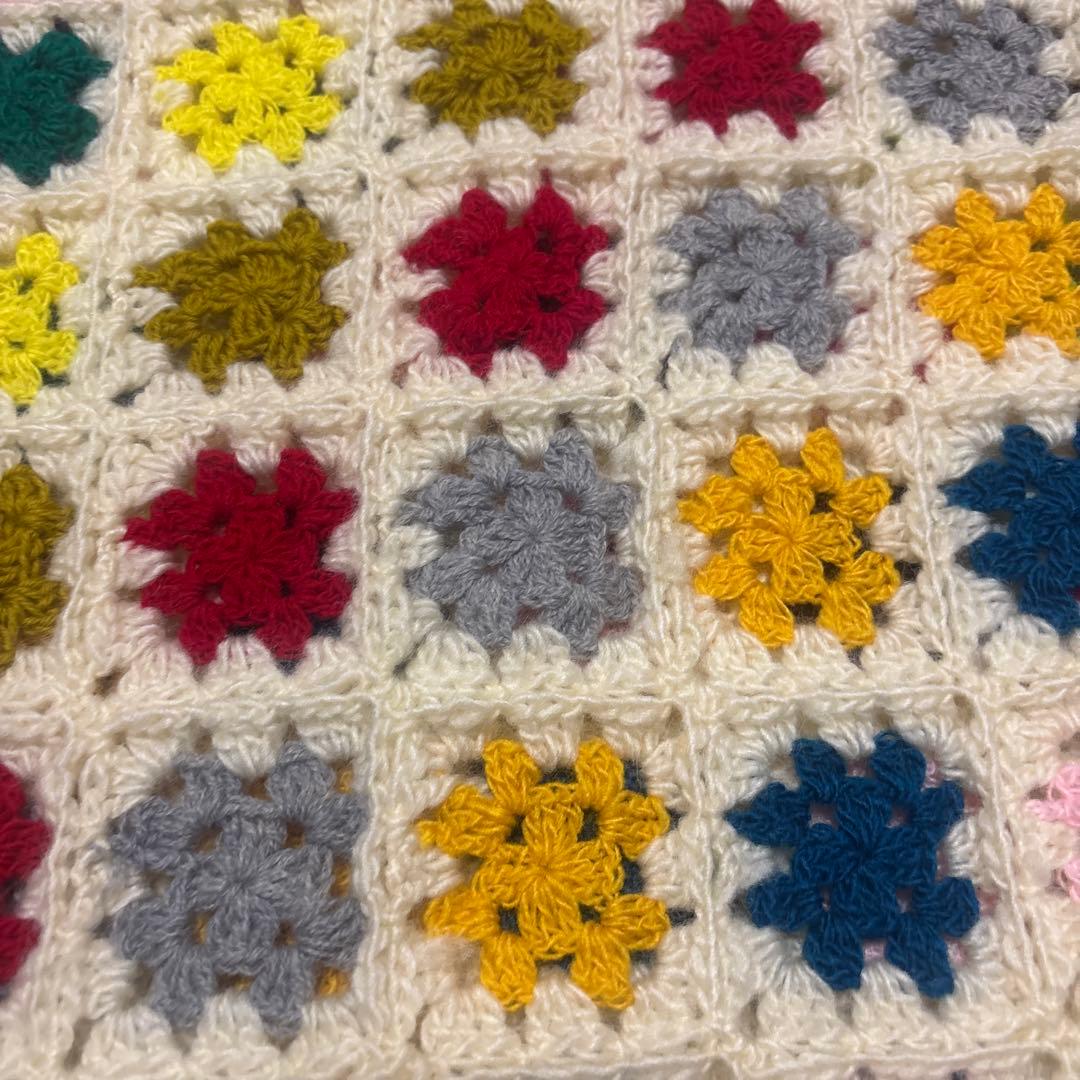 圧縮発送多色グラニースクエアベッドカバーハンドメイドレトロ