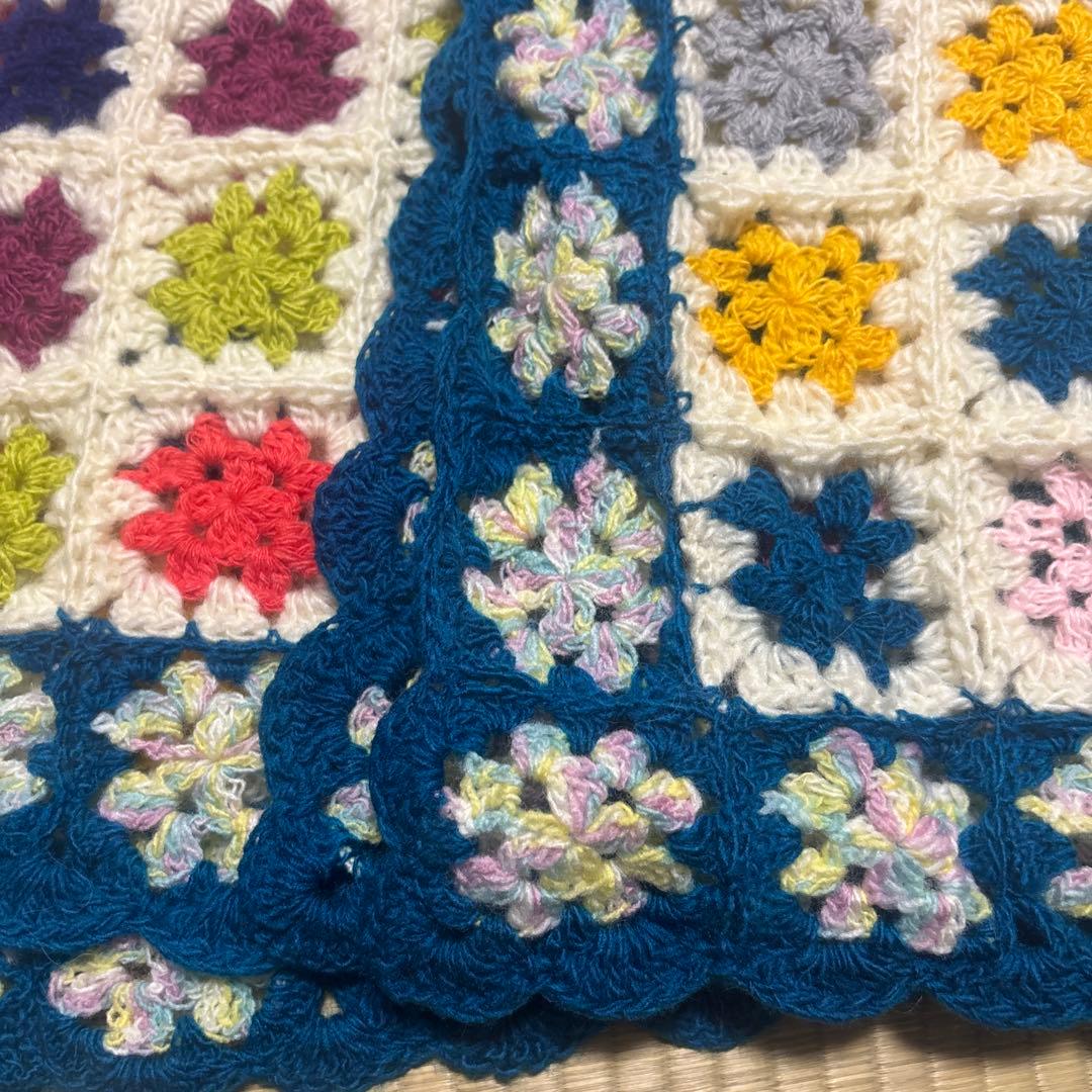 圧縮発送多色グラニースクエアベッドカバーハンドメイドレトロ