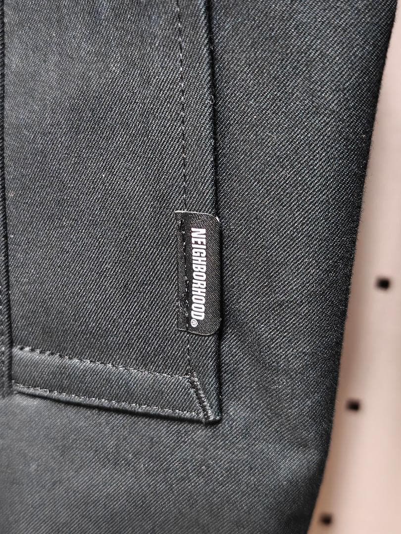 極美品 24SS ヨウジヤマモト ネイバーフッド バルカラーコート ブラック L