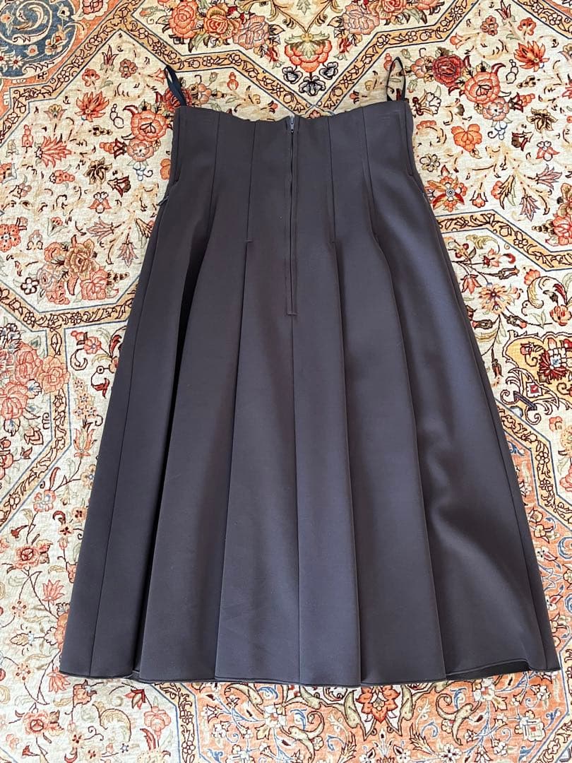 フォクシーニューヨーク　ブラウンふんわりスカート　サイズ40