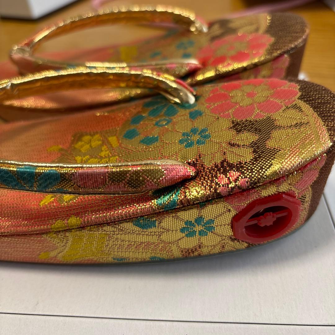 七五三　三歳　正絹総絞り着物 被布、草履セット