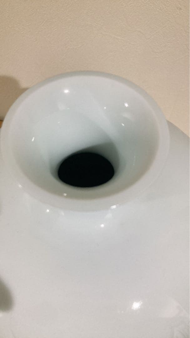 人間国宝 奥川忠右衛門　白磁花瓶