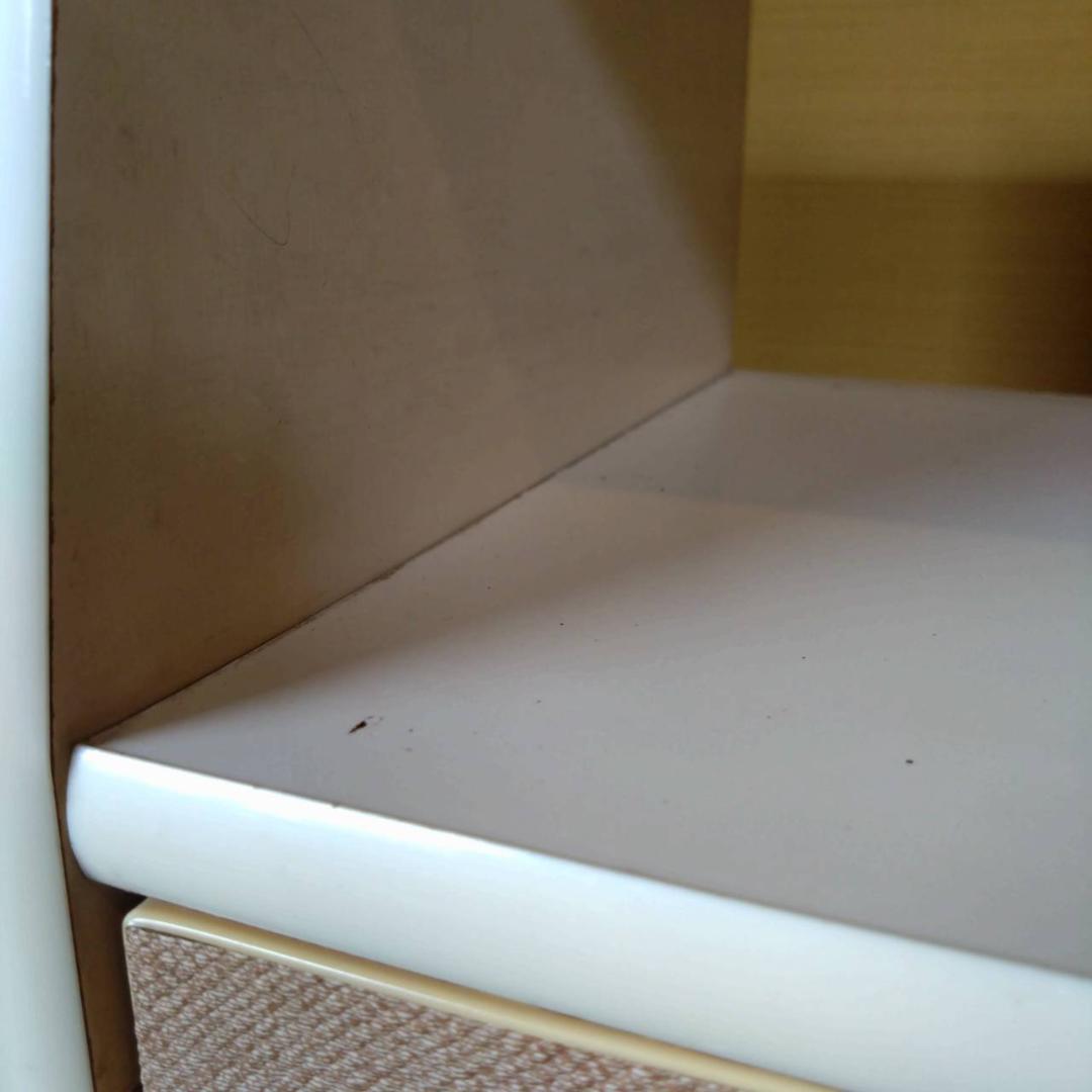 電話台　昭和レトロ　レトロポップ　花柄　収納