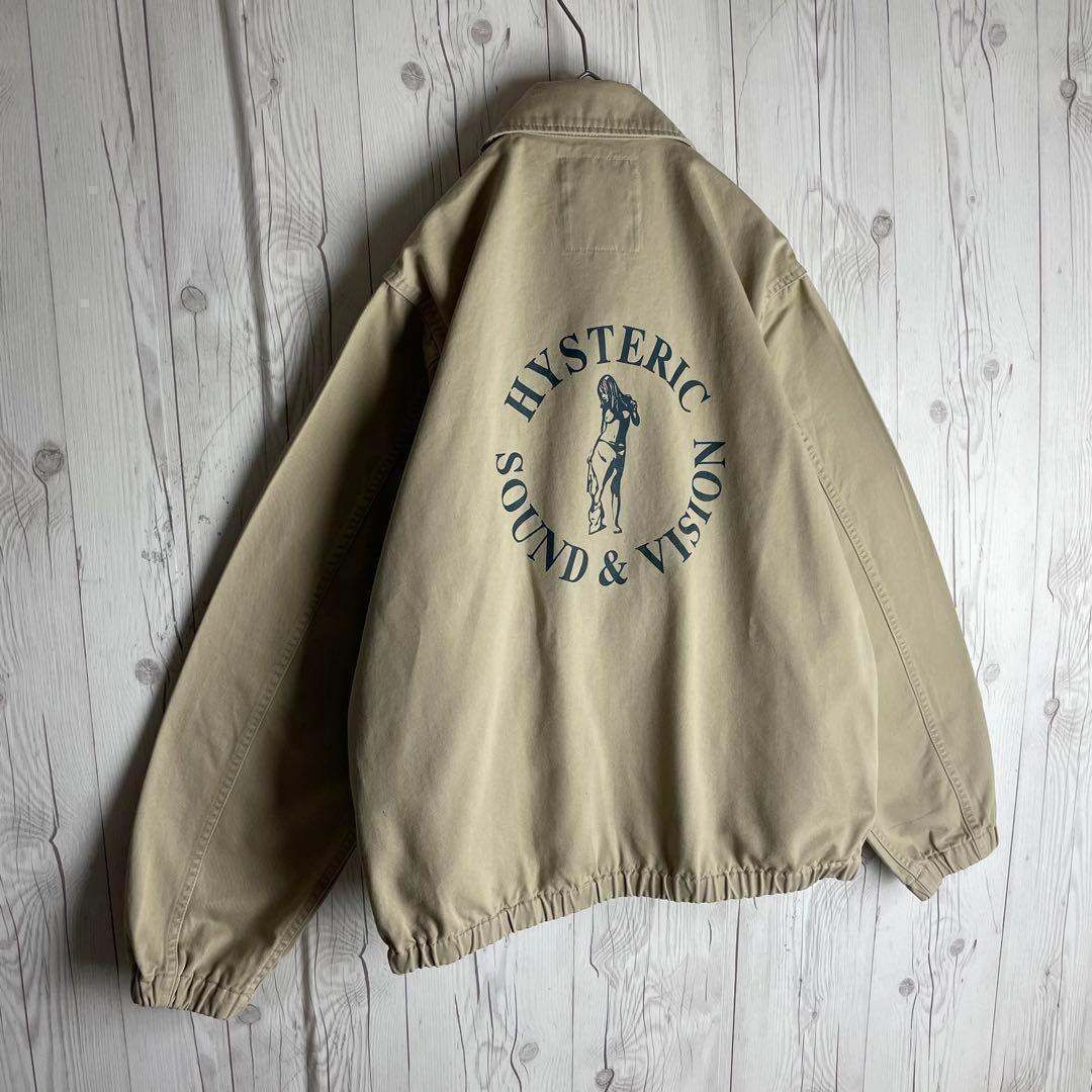 【超人気】ヒステリックグラマー★ワンポイント ガール刺繍 ジップジャケット L