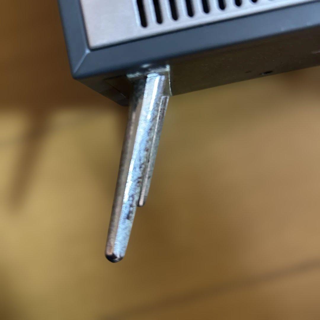 レトロテレビ型 目覚まし時計 サッカー