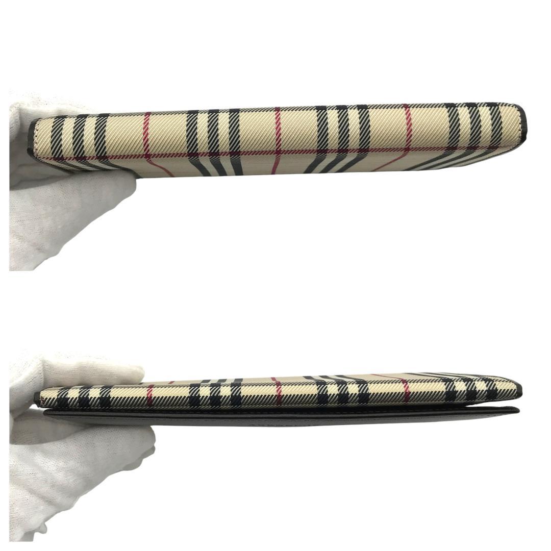 【未使用品】BURBERRY バーバリー ノバチェック 二つ折り 長財布