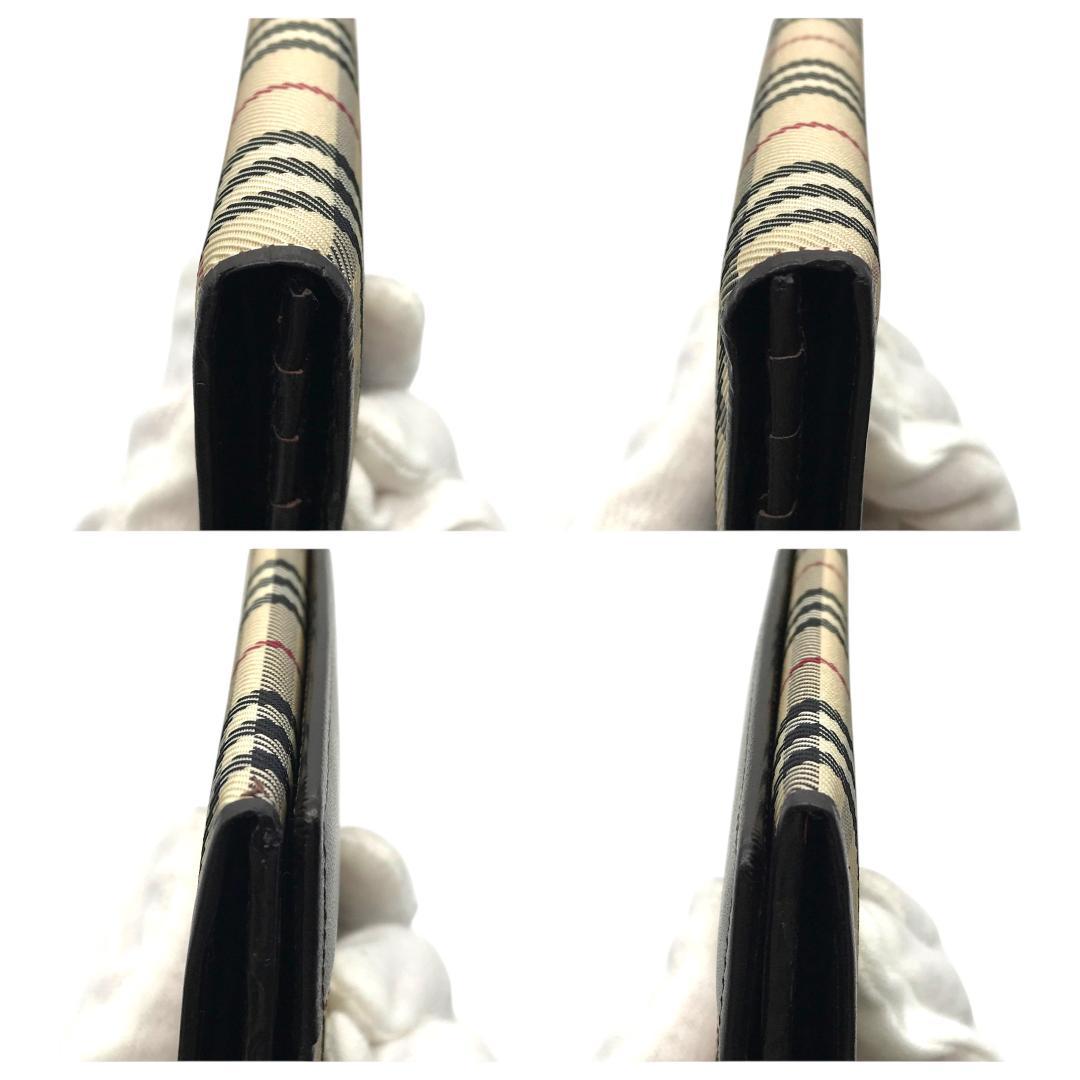 【未使用品】BURBERRY バーバリー ノバチェック 二つ折り 長財布