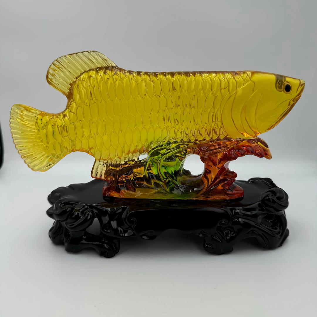 鯉の置物　オブジェ　富と幸運　金運　魚