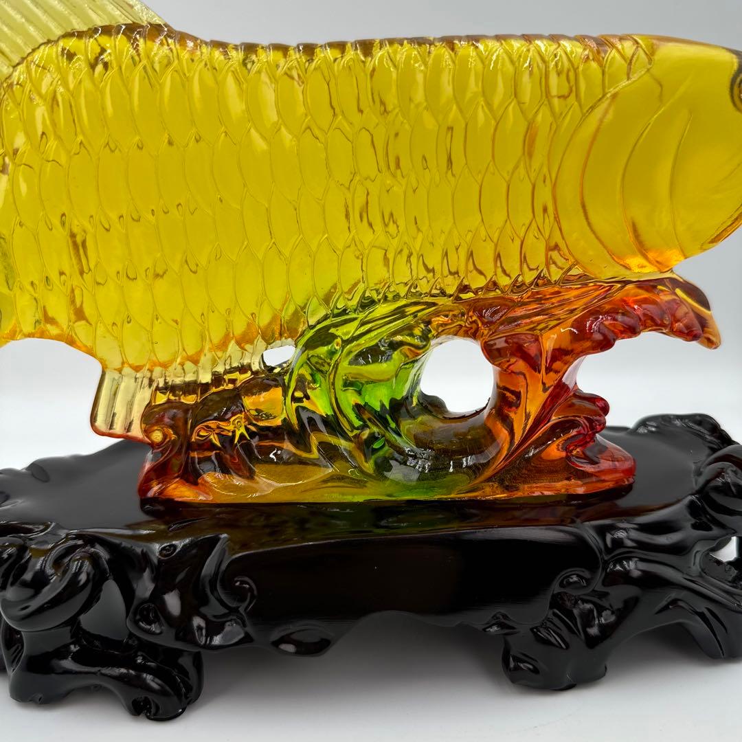 鯉の置物　オブジェ　富と幸運　金運　魚