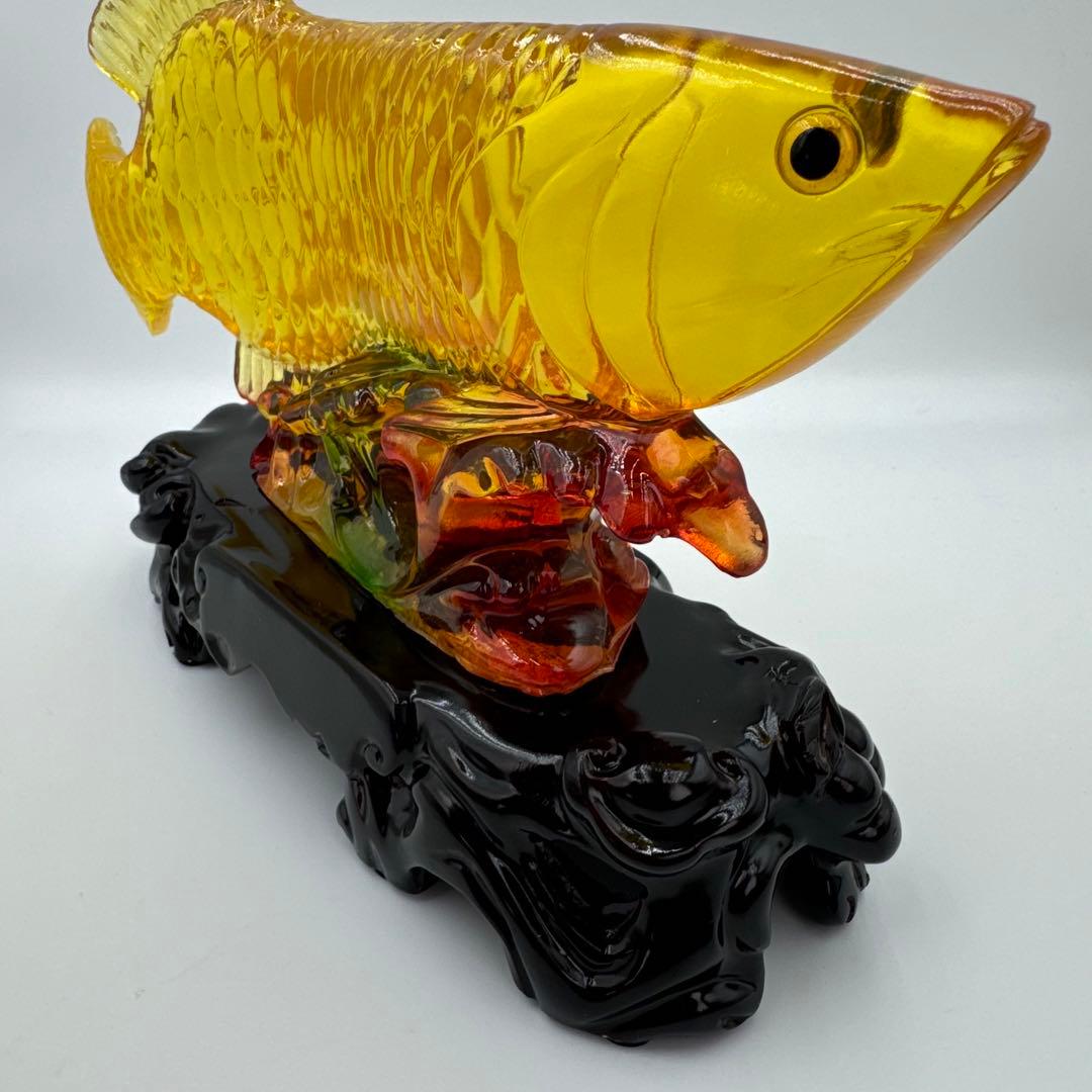 鯉の置物　オブジェ　富と幸運　金運　魚