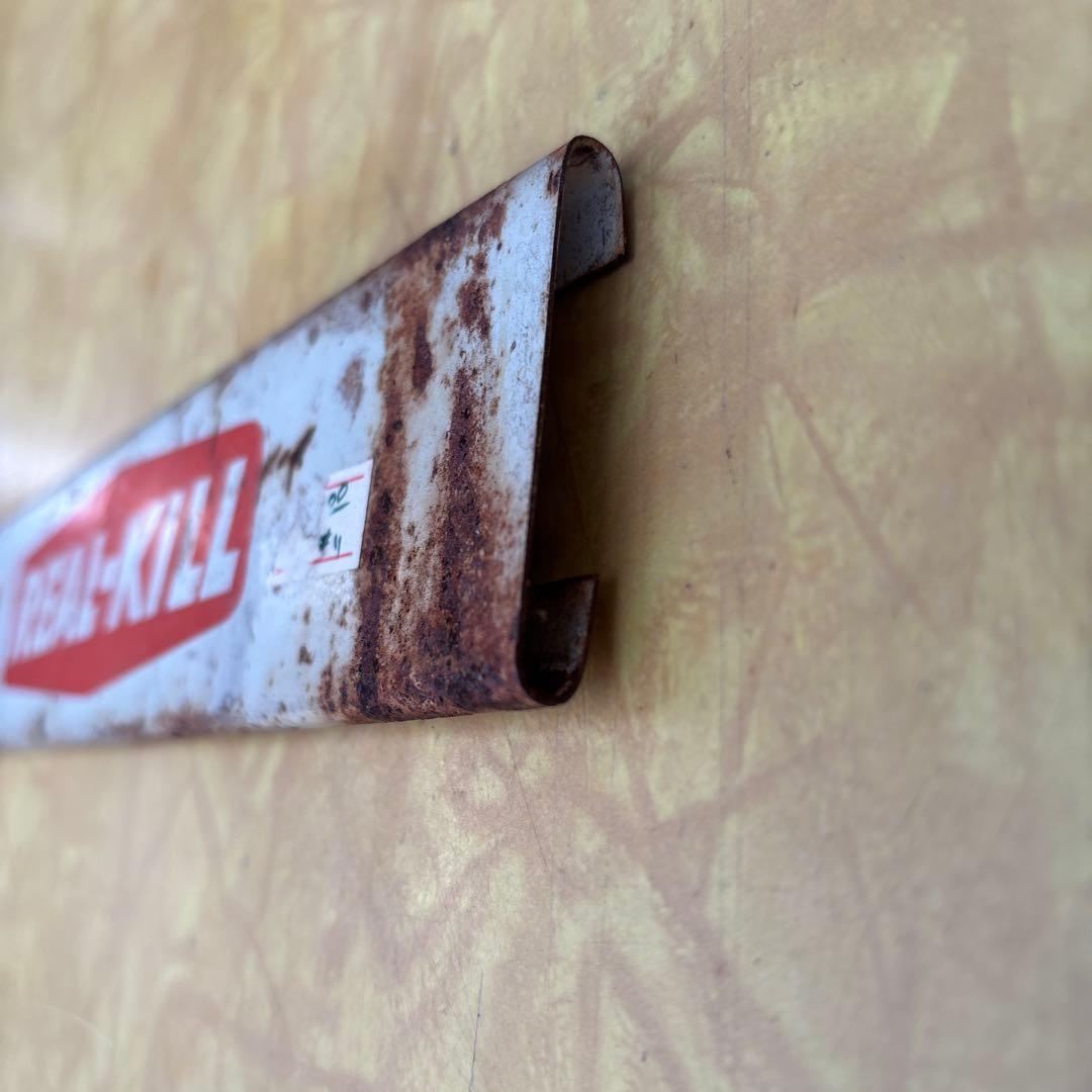 USA VINTAGE REAL-KILL 看板 サイン アメリカ当時物