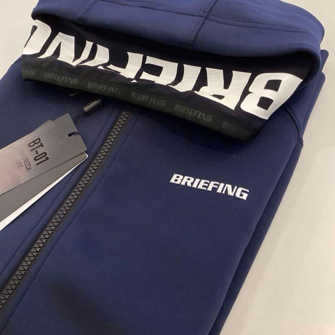 新品　BRIEFING　FAKE LAYERED PAKA ネイビーS