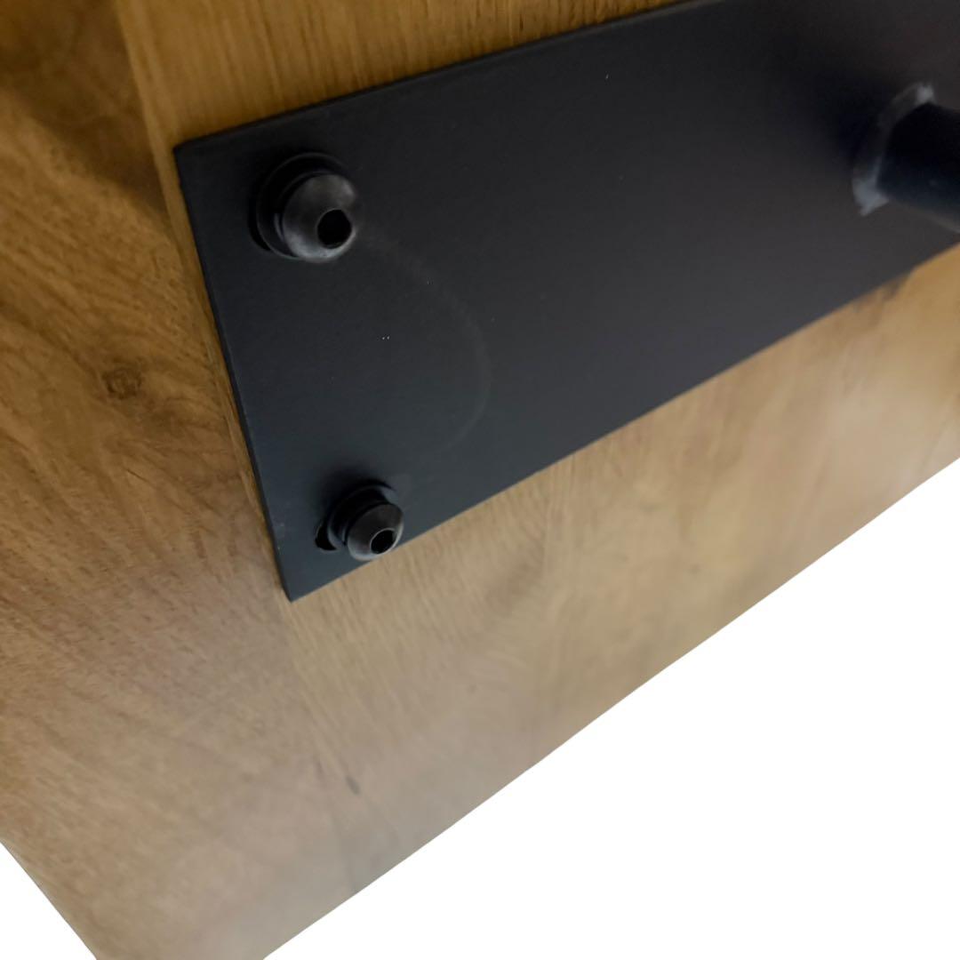 CRASH GATE ダイニングテーブル 無垢風 天然木 110cm