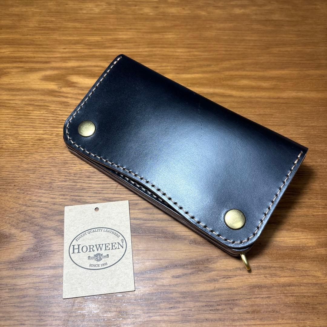 せわし　3層ロングウォレット カードポケット4つタイプ　糸　ベージュ　マチ