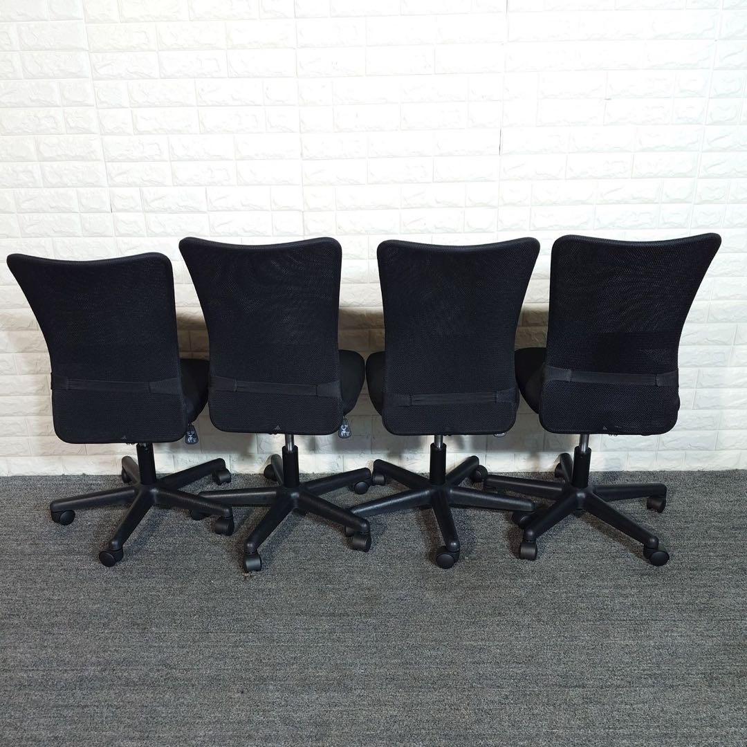 オフィスコム 会議用テーブル チェアセット メッシュチェア I035