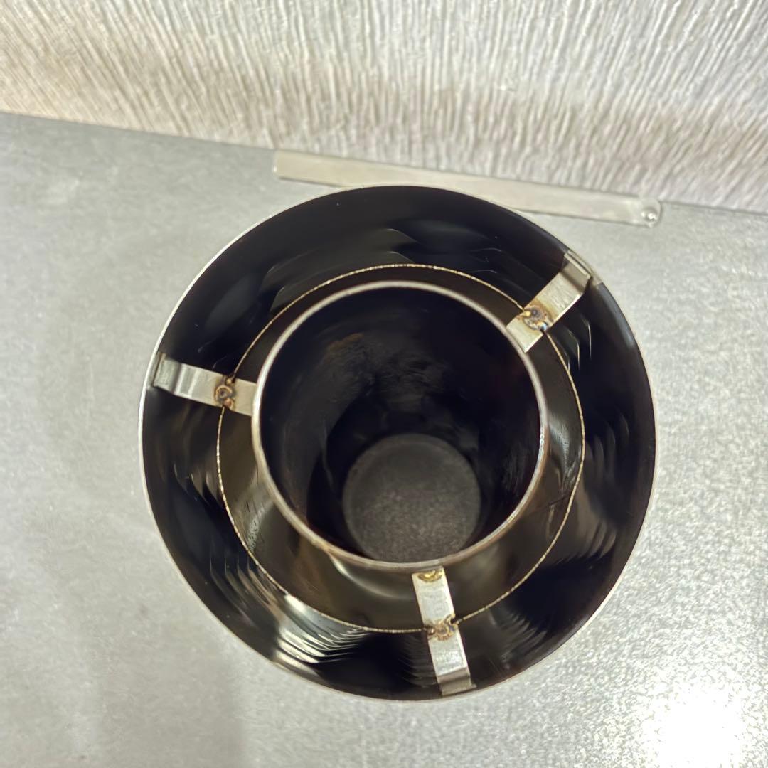 ウィンナーウェルMサイズ（63㎜）薪ストーブ専用パイプオーブン、三重煙突