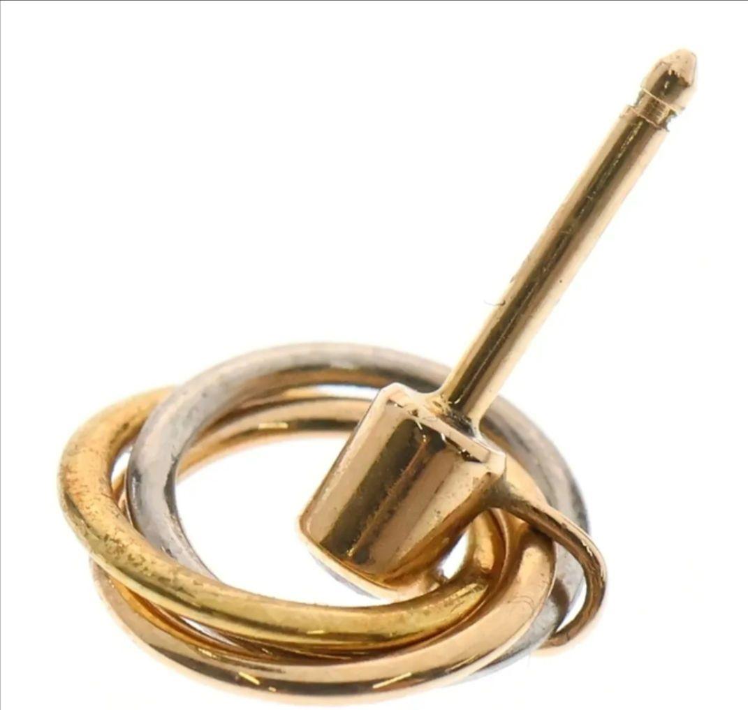 Cartier ピアス　トリニティ 1Pダイヤモンド