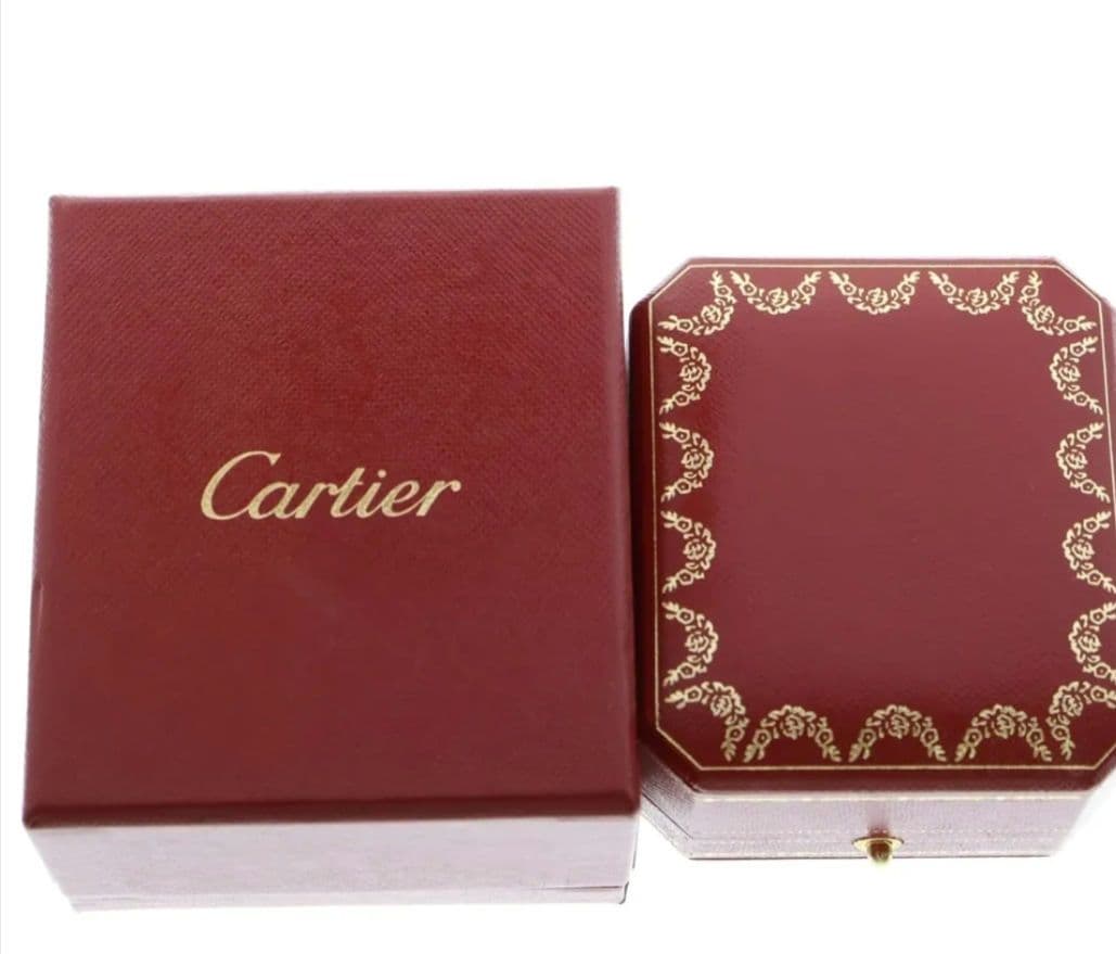 Cartier ピアス　トリニティ 1Pダイヤモンド