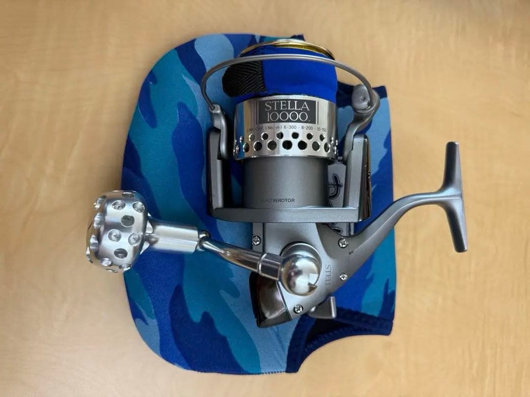 SHIMANO 95 STELLA 10000 FISHERMAN ハンドル付き