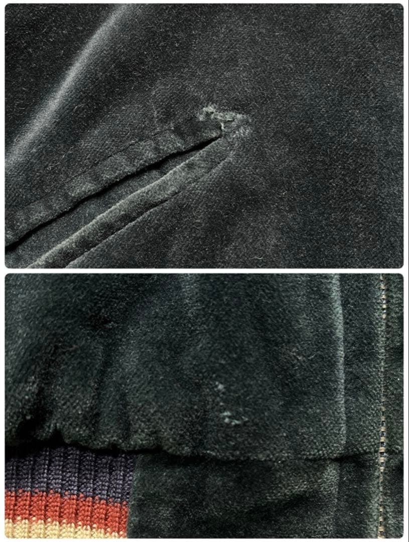 TAILOR 東洋 別珍スカジャン ベロア　沖縄　刺繍 龍 富士山 スーベニア