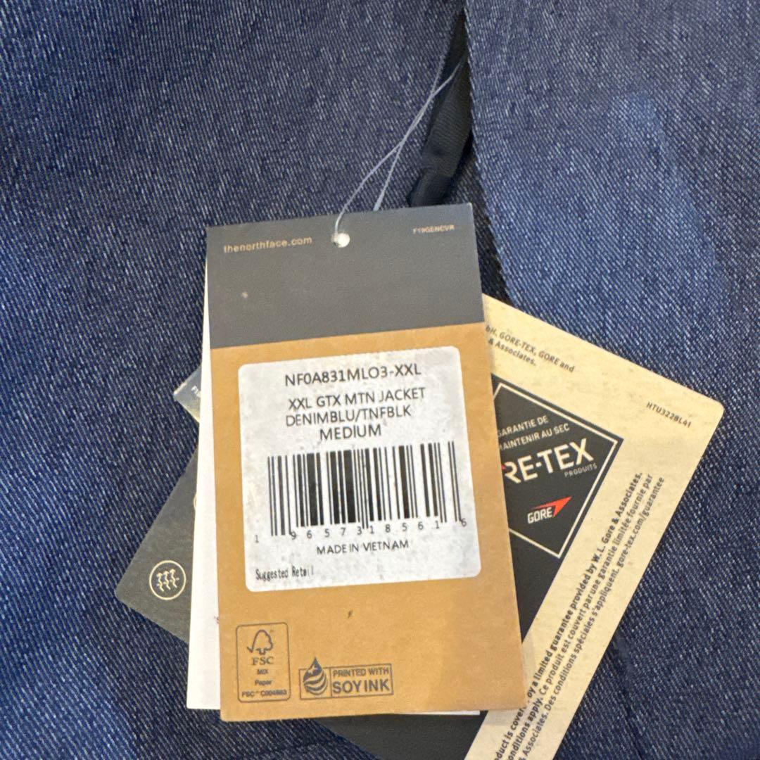 新品　THE NORTH FACE デニムGORE-TEX マウンテンジャケット