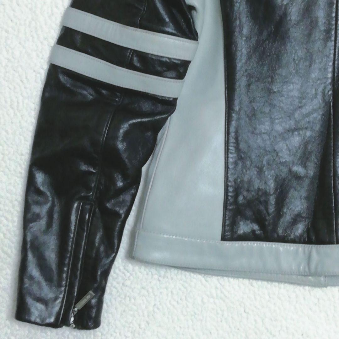 AVIREX アヴィレックス レザーシングルライダースジャケット(M)