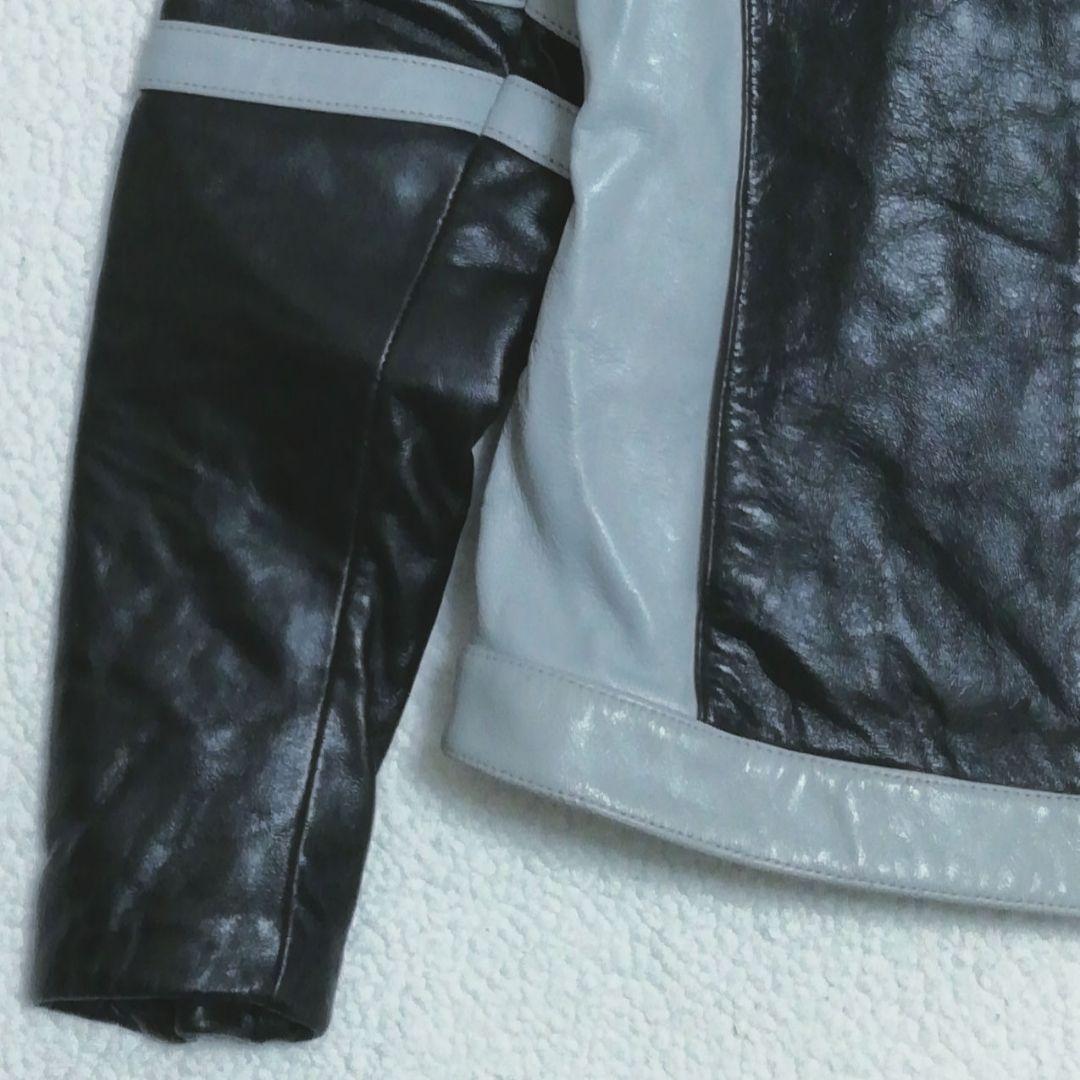 AVIREX アヴィレックス レザーシングルライダースジャケット(M)