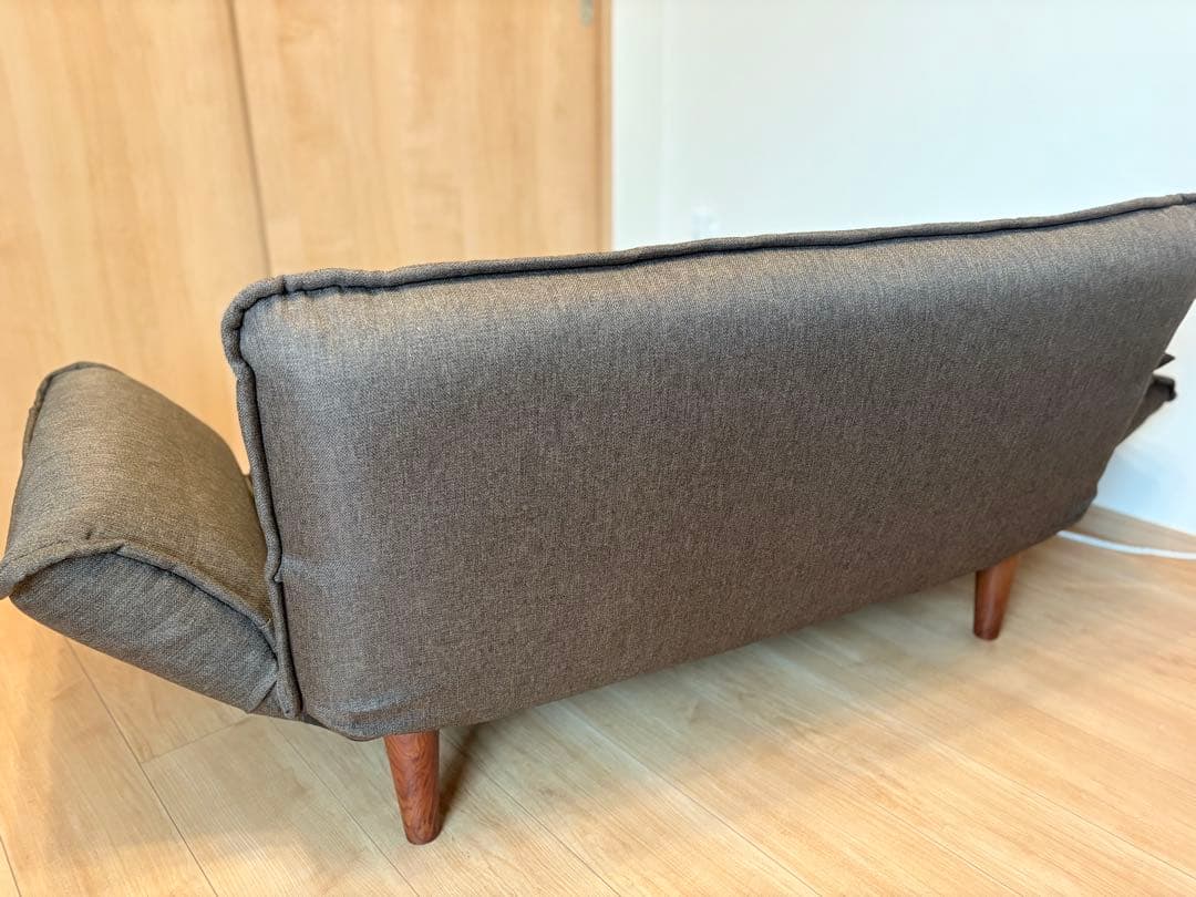 [ニトリ]2人掛けコンパクトカウチソファ・クッション付き