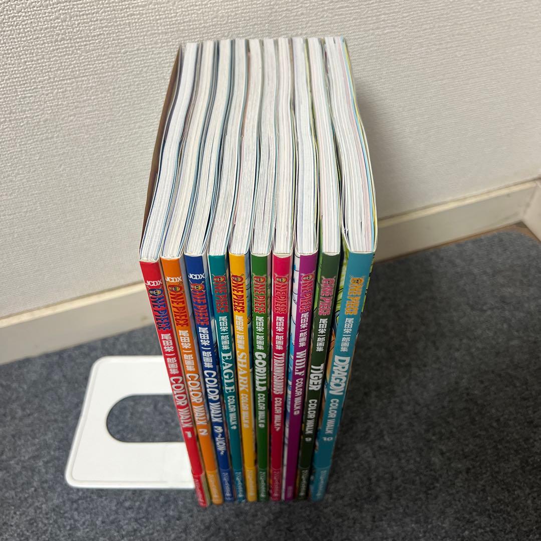 特典完備品ONE PIECE 尾田栄一郎 画集　COLOR WALK