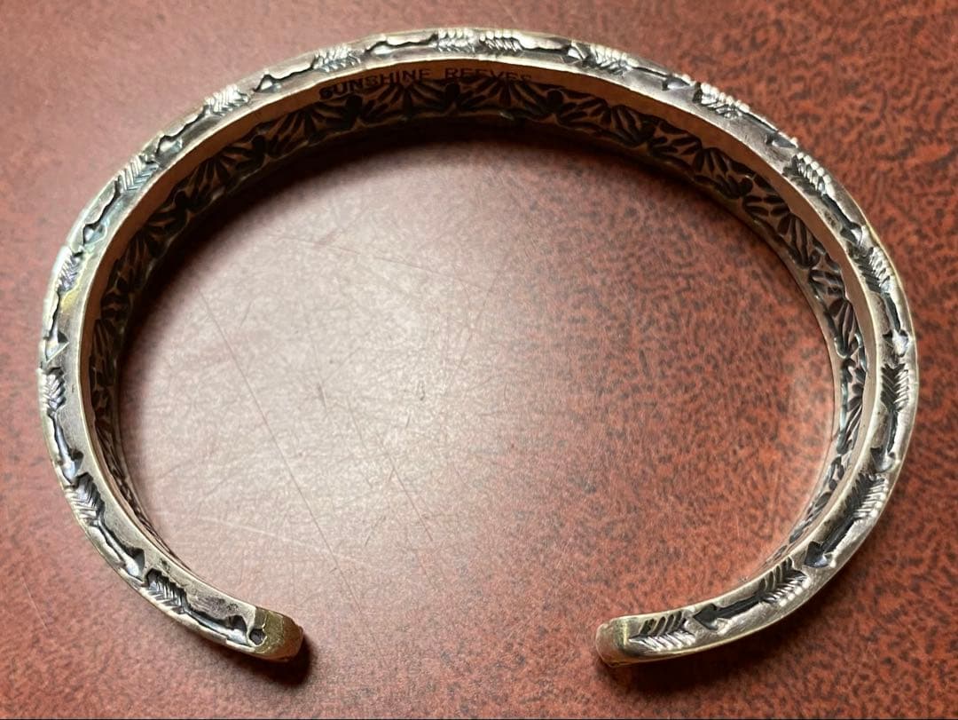 サンシャインリーブス⭐︎4面スタンプヘビーゲージバングル