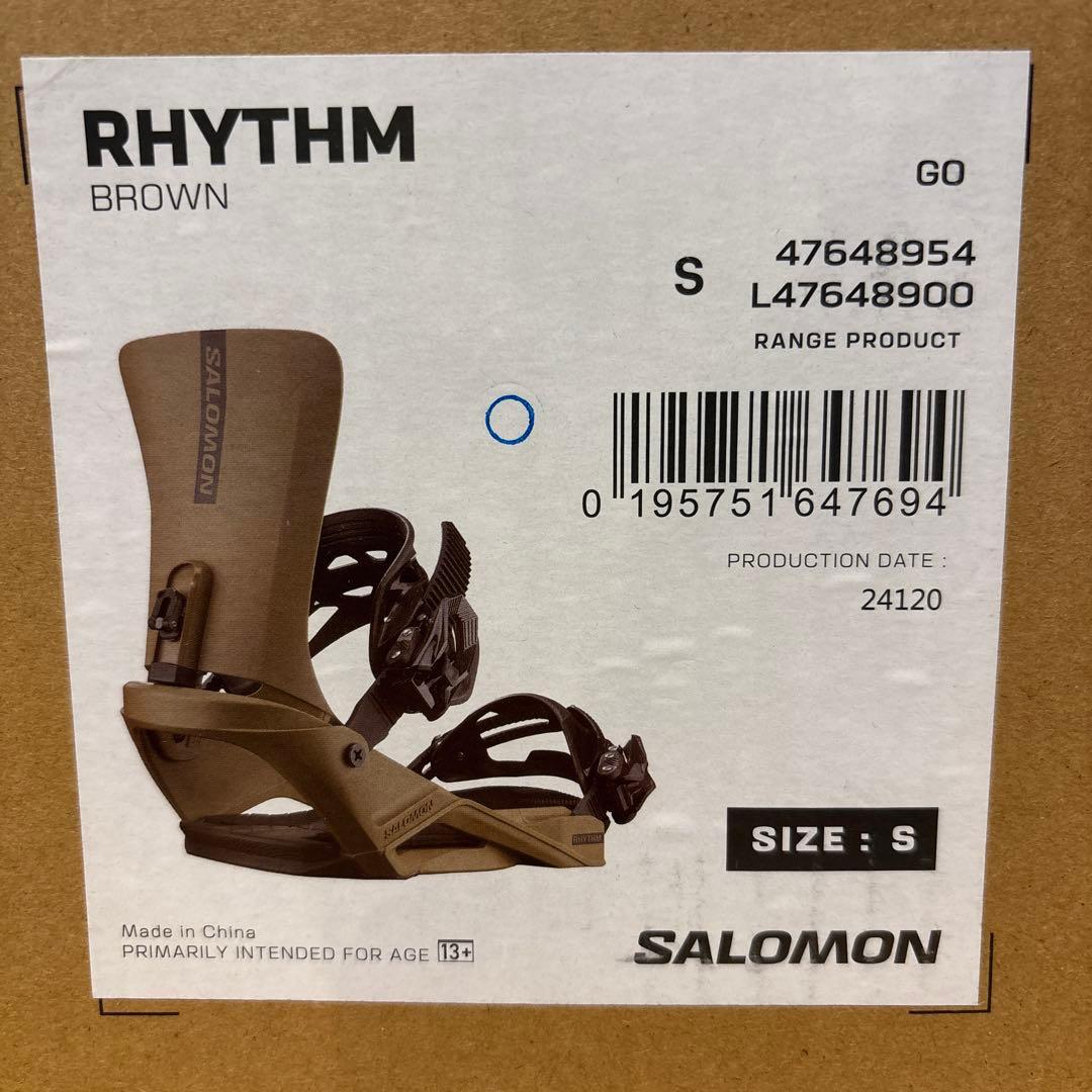 SALOMON スノーボード ビンディング バインディング RHYTHMサイズS