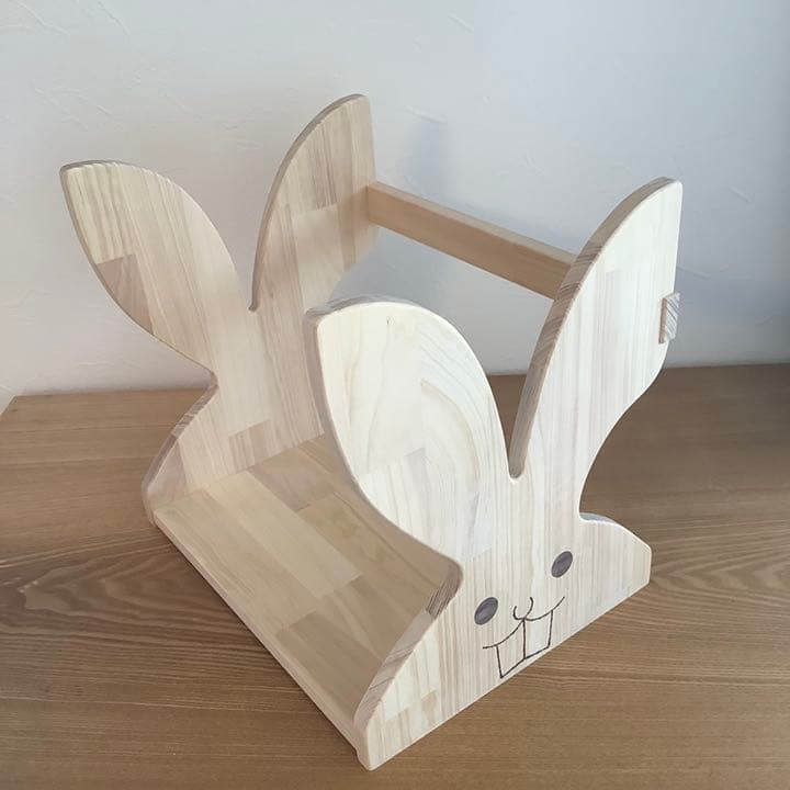 ハンドメイド パイン集成材 ブックスタンド