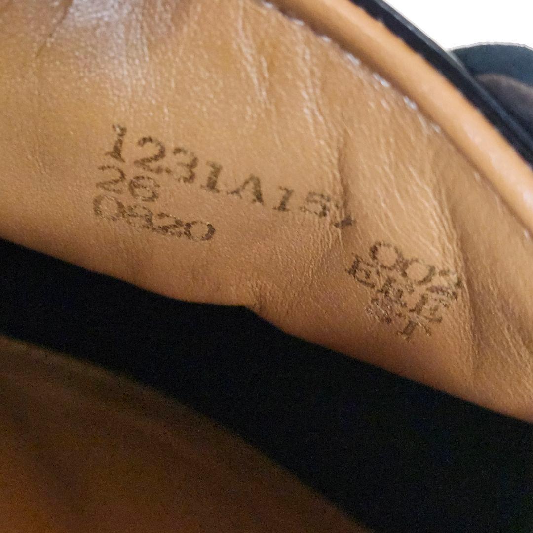 新品 アシックス ランウォーク 26EEE ブラック ヌバックレザー スニーカー