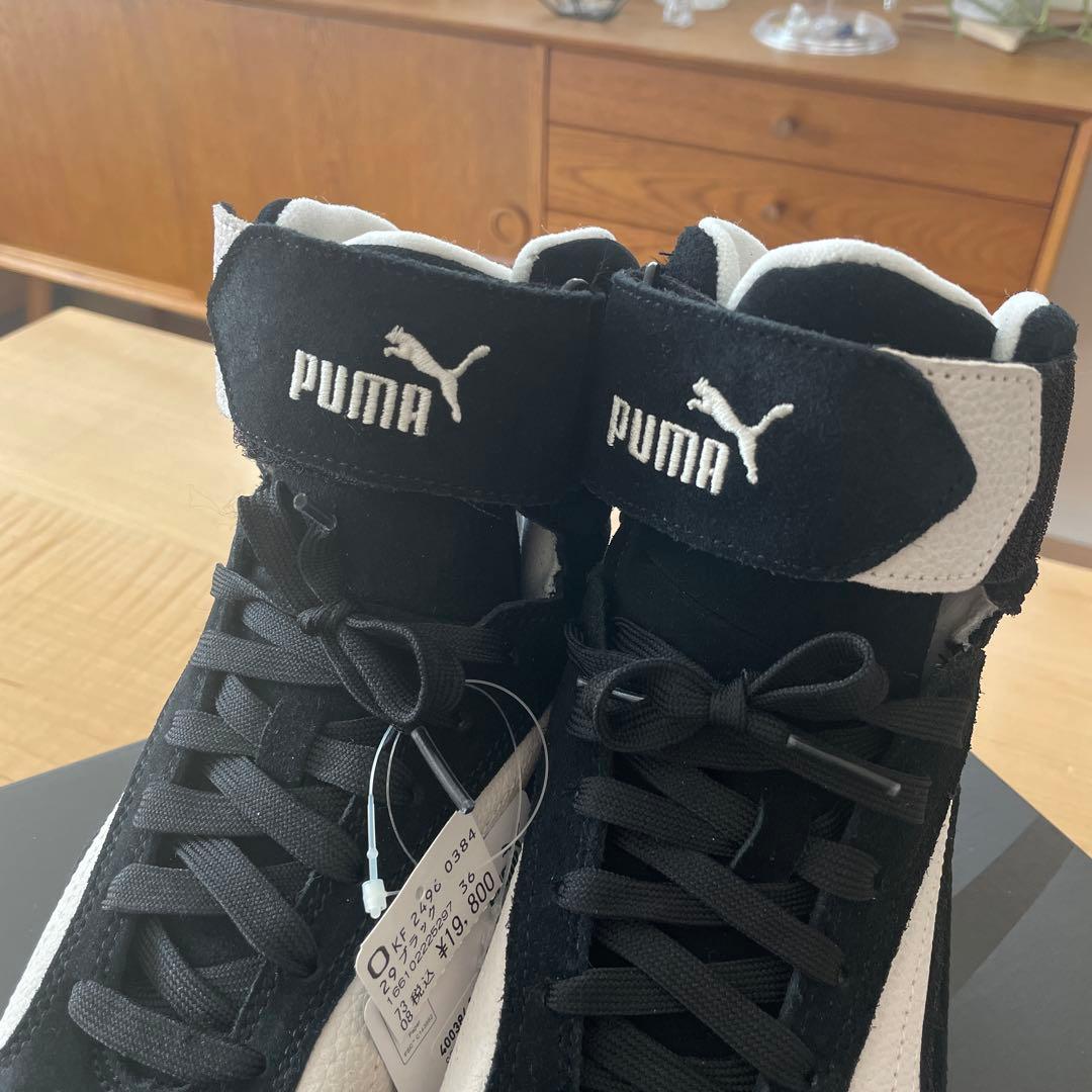 新品タグ付き　PUMA プーマ スピードキャット ハイカットスニーカー　23.0
