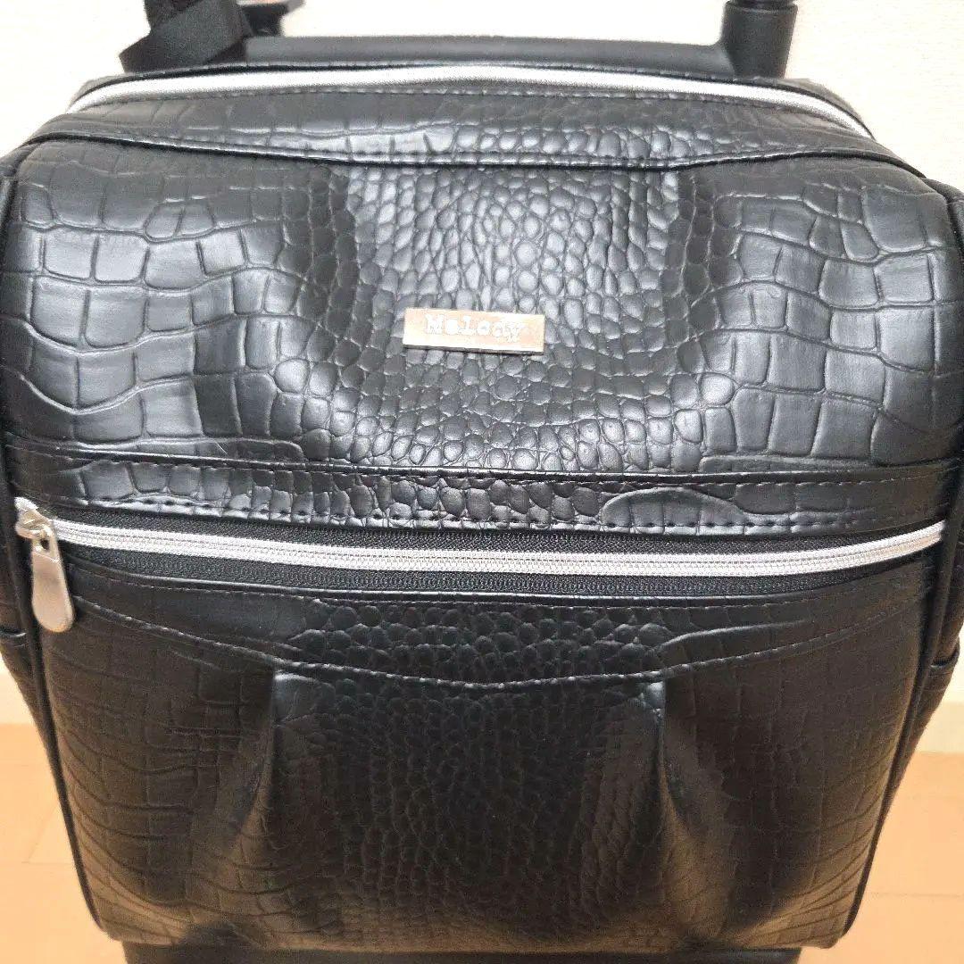 島製作所 ショッピングカート メロディ スムーズKBR クロコダイルBK